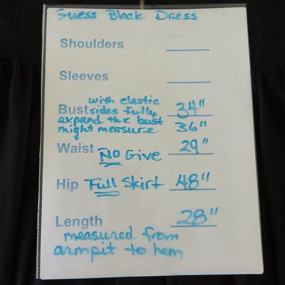 Little Black Chiffon Dress by Guess With Straps or Strapless......625 - Picture 13 of 13